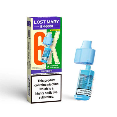 Lost Mary BM6000 - Replacement Pods - Blueberry