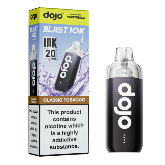 Vaporesso DOJO Blast 10K - Replacement Disposable Pod Device - Classic Tobacco
