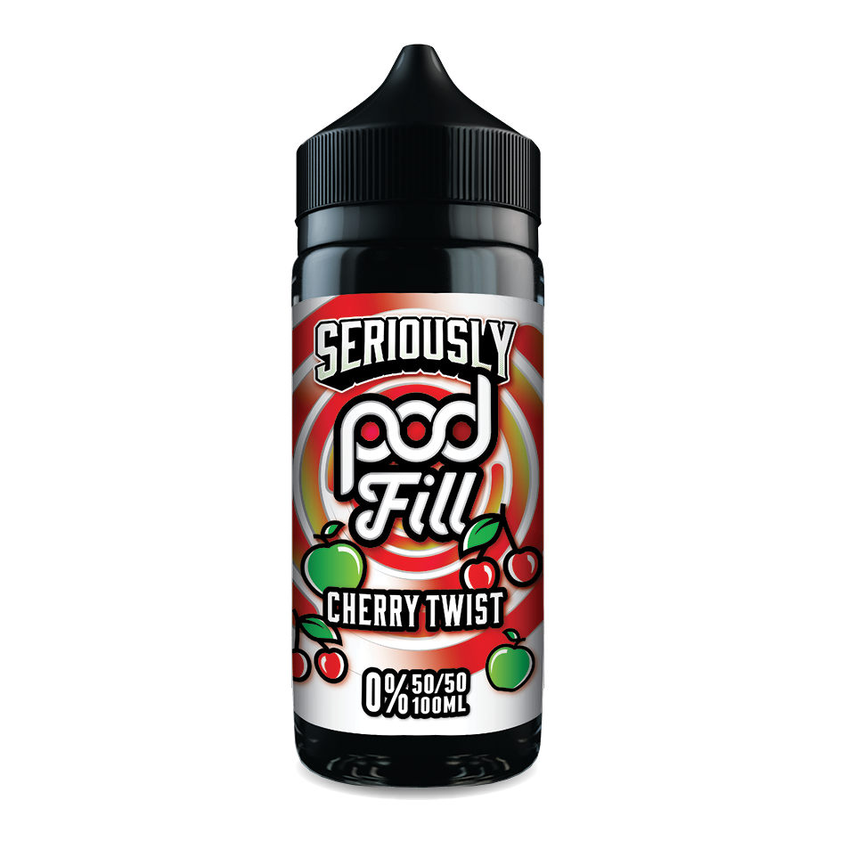 Seriously Doozy Pod Fill - Cherry Twist 120ml 50/50 Shortfill