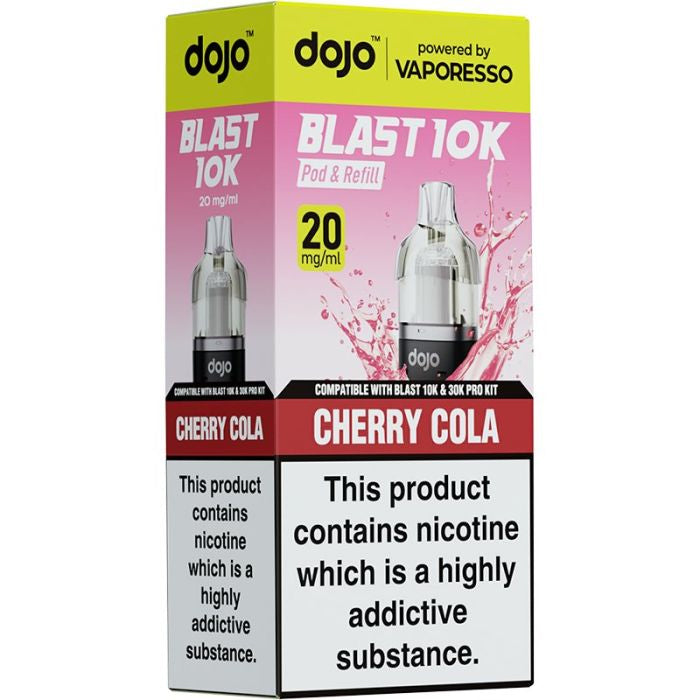 Vaporesso DOJO Blast 10K - Pod & Refill 10ml - Cherry Cola