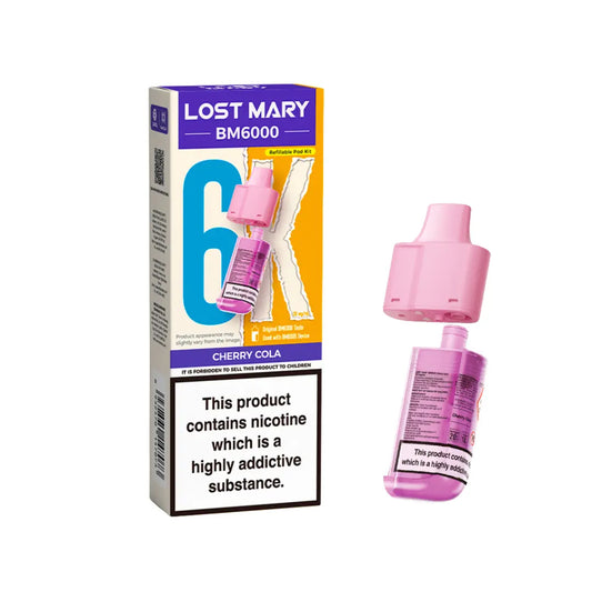 Lost Mary BM6000 - Replacement Pods - Cherry Cola