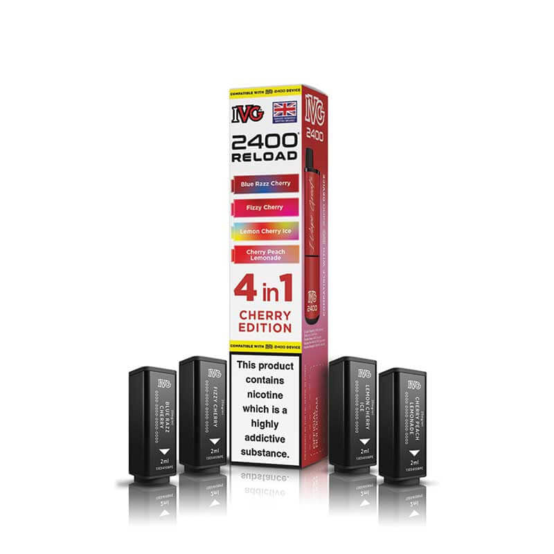 IVG 2400 4in1 Reload - Replacement Pods - Cherry Edition