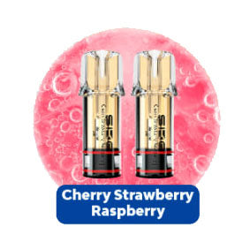 SKE Crystal Bar Plus - Cherry Strawberry Raspberry - 2ml Pre-filled Pods x2 (Pack)