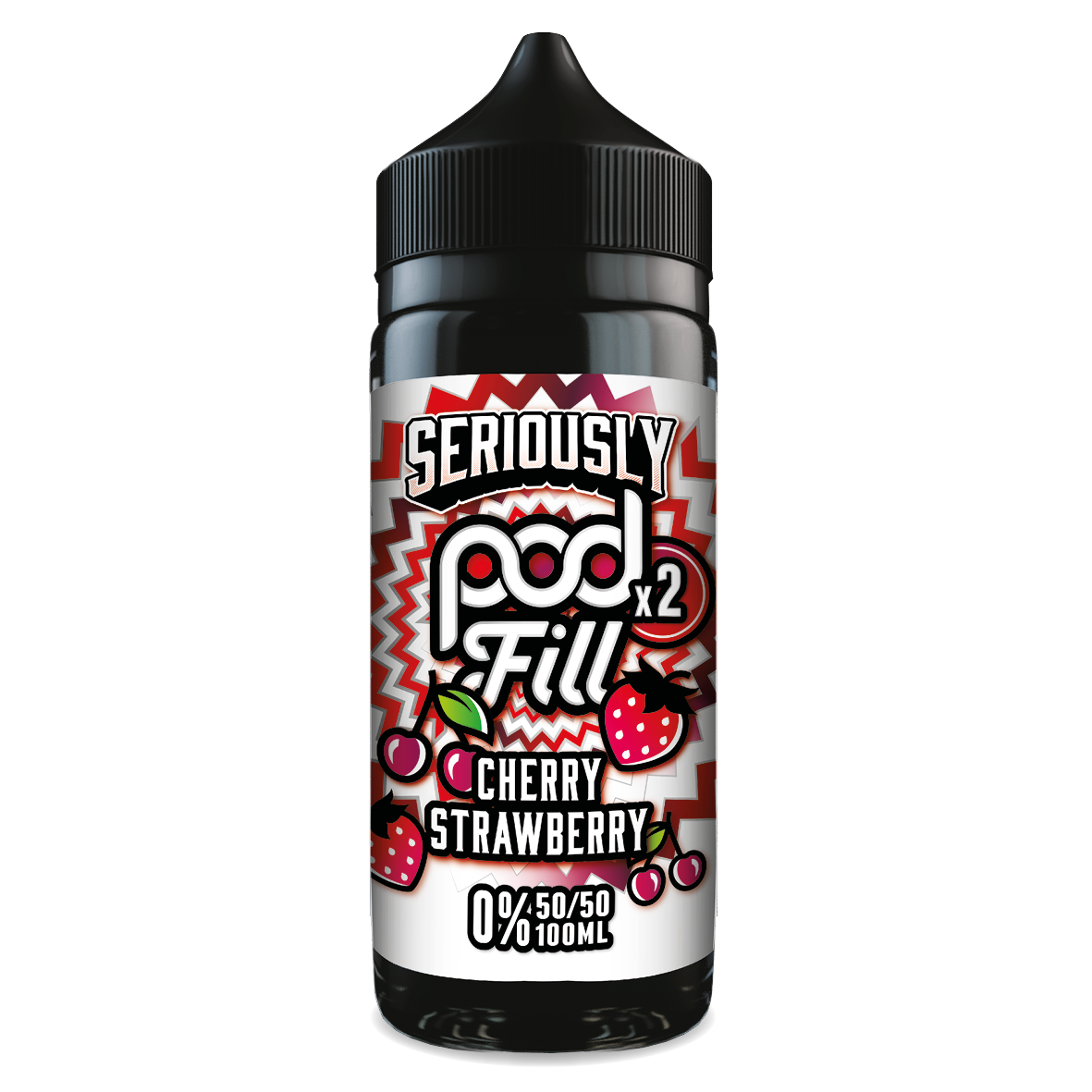 Seriously Doozy Pod Fill 2 - Cherry Strawberry 120ml 50/50 Shortfill