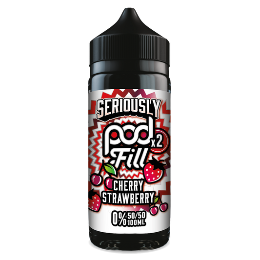Seriously Doozy Pod Fill 2 - Cherry Strawberry 120ml 50/50 Shortfill