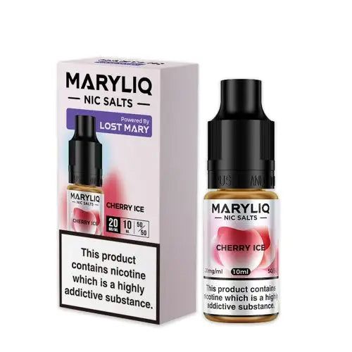 Lost Mary MARYLIQ - Cherry Ice 10ml E-liquid Salt Nic