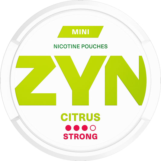ZYN Nicotine Pouches Mini - Citrus Strong 6mg (Pack of 20)