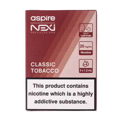 Aspire - Nexi One Flavour Pods x 3 (Pack)