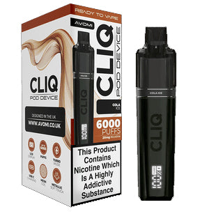 Avomi Cliq - 6,000 Puff Rechargeable Disposable - Cola Ice