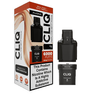 Avomi Cliq 6,000 Puff Refill Pods 12ml - Cola Ice