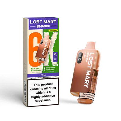 Lost Mary BM6000 - Rechargeable Replacement Pod Device - Cola