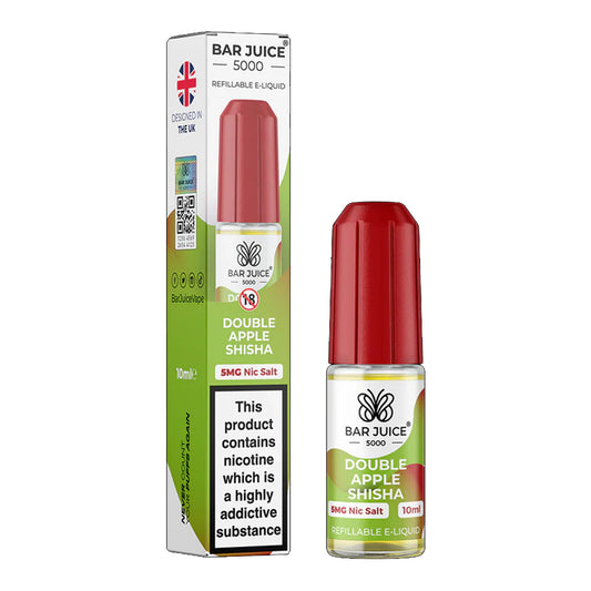 Bar Juice 5000 - Nic Salts - Double Apple Shisha
