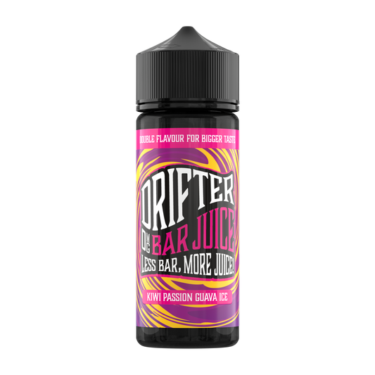 Drifter Bar Juice - Kiwi Passion Guava Ice 120ml 50/50 Shortfill