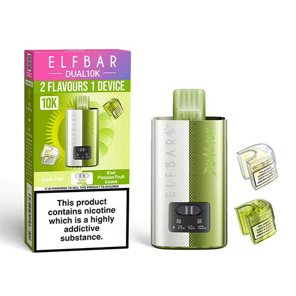 Elfbar Dual 10k - Rechargeable Disposable Pod Device - Fruity Edition