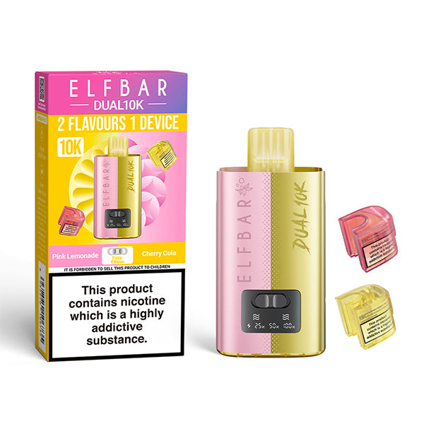Elfbar Dual 10k - Rechargeable Disposable Pod Device - Fizzy Edition
