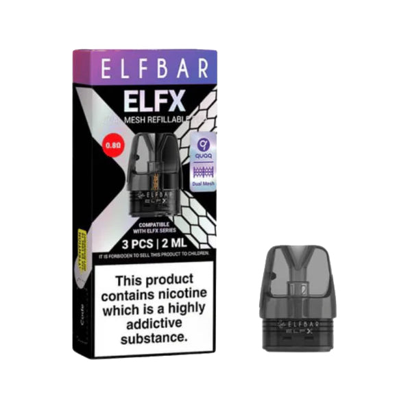 Elf Bar Elfx - 2ml Mesh Pod x 3 (Pack)
