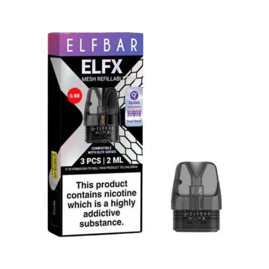 Elf Bar Elfx - 2ml Mesh Pod x 3 (Pack)