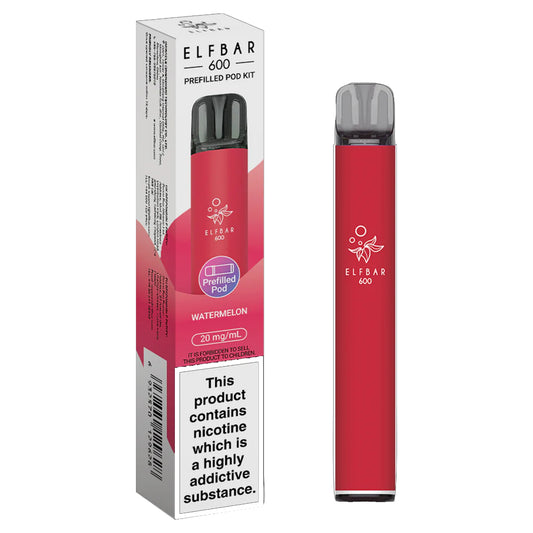 Elf Bar 600 - Prefilled Pod Device - Watermelon