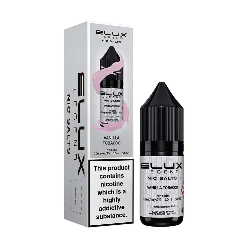 Elux Legend - Vanilla Tobacco 10ml E-liquid Salt Nic - Ubervape