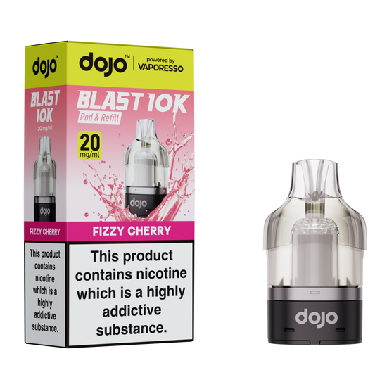 Vaporesso DOJO Blast 10K - Pod & Refill 10ml - Fizzy Cherry