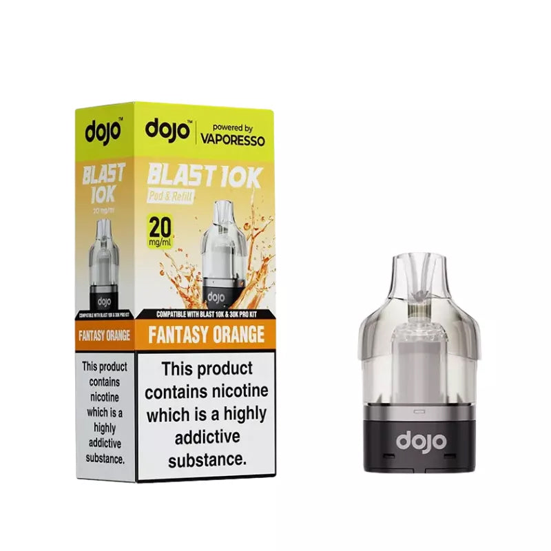 Vaporesso DOJO Blast 10K - Pod & Refill 10ml - Fantasy Orange