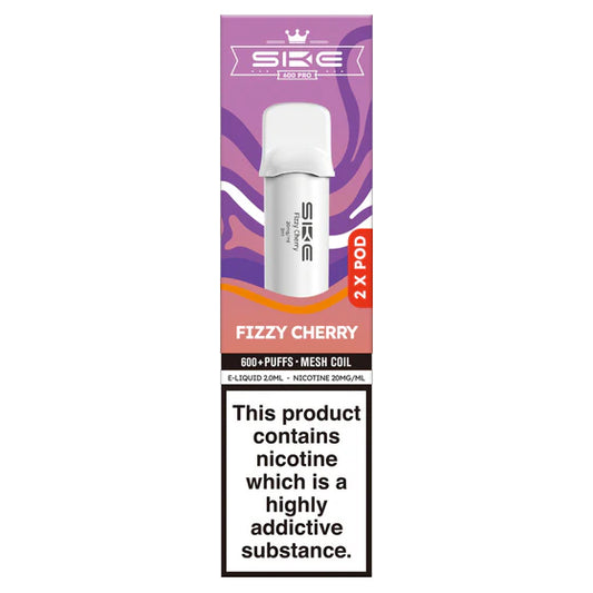 SKE 600 Pro Pods - Fizzy Cherry - 2ml Pre-filled Pods x2 (Pack)