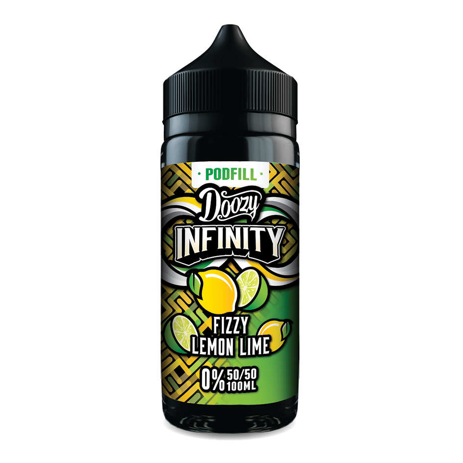 Doozy Infinity Pod Fill - Fizzy Lemon Lime 120ml 50/50 Shortfill