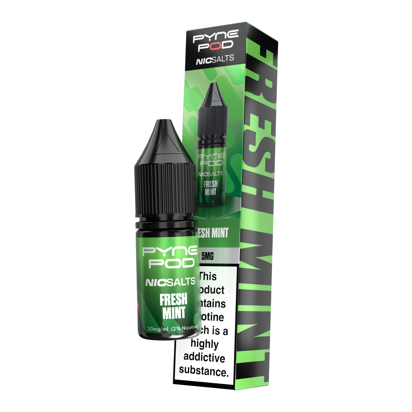 Pyne Pod Nic Salts - Fresh Mint E-liquid Salt Nic