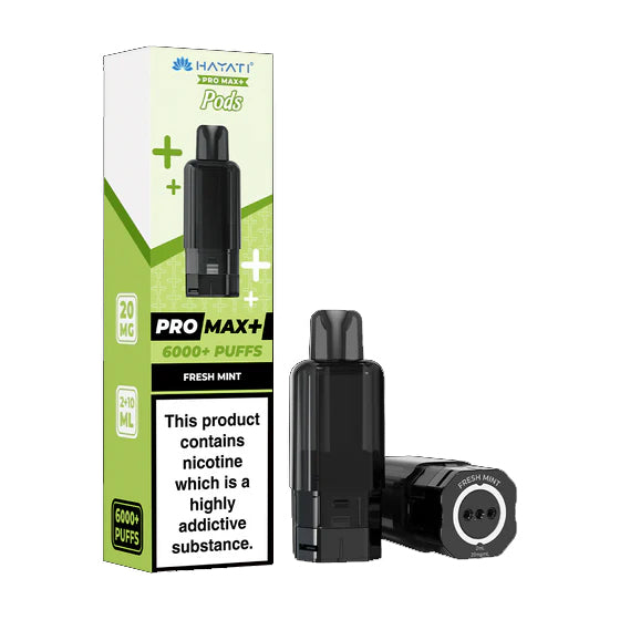Hayati Pro Max Plus - Refill Pack - Fresh Mint - Ubervape