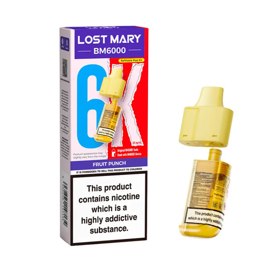 Lost Mary BM6000 - Replacement Pods - Fruit Punch