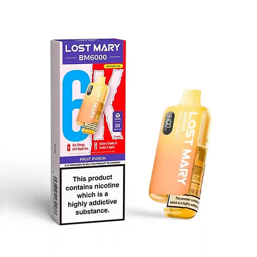 Lost Mary BM6000 - Rechargeable Replacement Pod Device - Fruit Punch