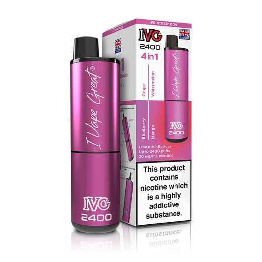 IVG 2400 4in1 Reload - Rechargeable Pod Device - Fruits Edition
