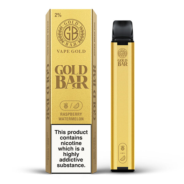 Gold Bar - Disposable Pod Device - Raspberry Watermelon - Ubervape