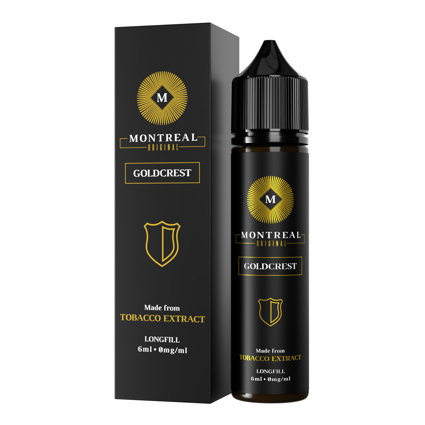 Montreal Original - Goldcrest - 6ml E-liquid Concentrate - 60ml Longfill - Ubervape
