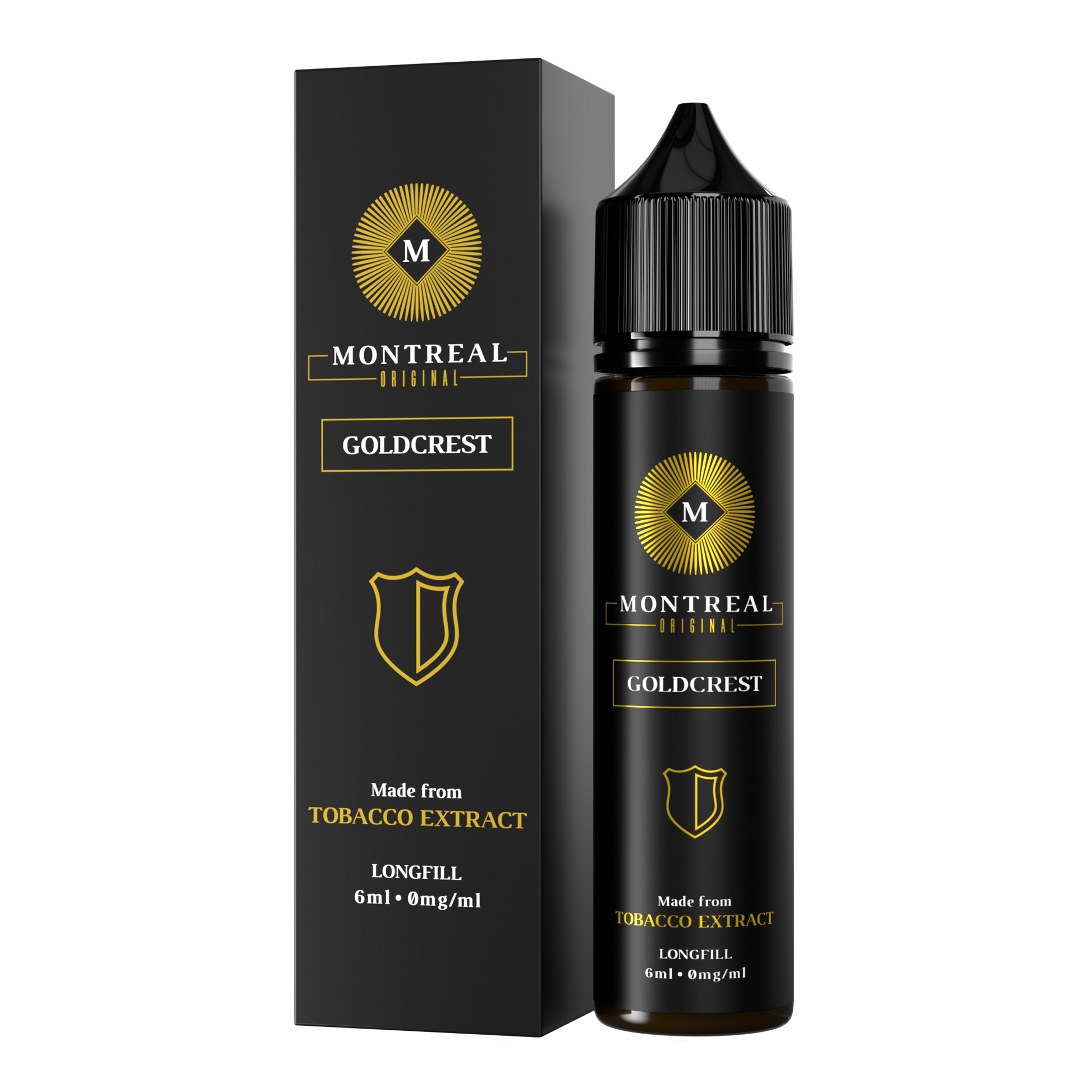Montreal Original - Goldcrest - 6ml E-liquid Concentrate - 60ml Longfill - Ubervape