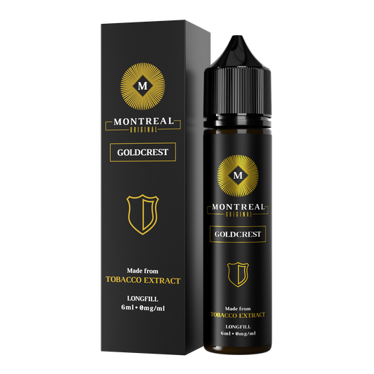 Montreal Original - Goldcrest - 6ml E-liquid Concentrate - 60ml Longfill - Ubervape