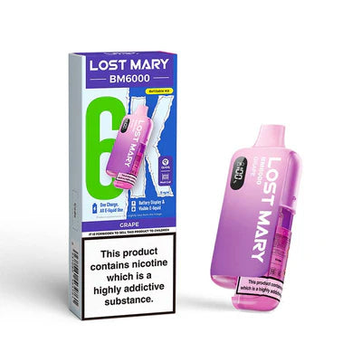 Lost Mary BM6000 - Rechargeable Replacement Pod Device - Grape
