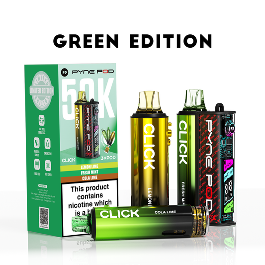 Pyne Pod Click 50K - Replacement Pod Device - Green Edition