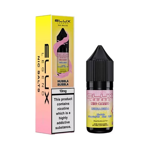 Elux Legend - Hubbla Bubbla 10ml E-liquid Salt Nic - Ubervape