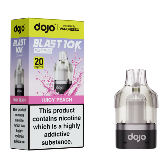Vaporesso DOJO Blast 10K - Pod & Refill 10ml - Juicy Peach