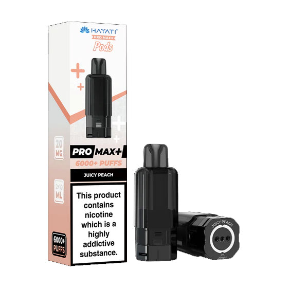 Hayati Pro Max Plus - Refill Pack - Juicy Peach - Ubervape