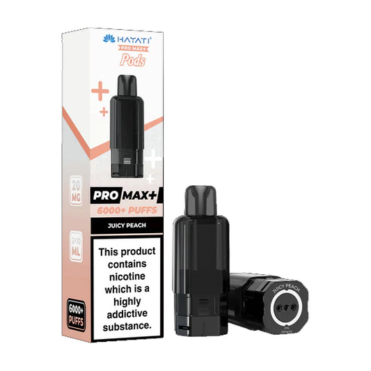 Hayati Pro Max Plus - Refill Pack - Juicy Peach - Ubervape