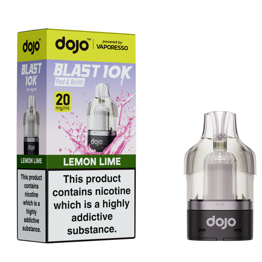 Vaporesso DOJO Blast 10K - Pod & Refill 10ml - Lemon Lime
