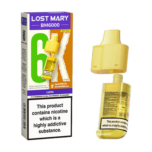 Lost Mary BM6000 - Replacement Pods - Latte