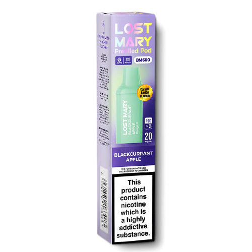Lost Mary BM600 Pods - Blackcurrant Apple - 2ml Pre-filled Pods x2 (Pack)