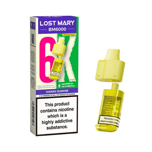 Lost Mary BM6000 - Replacement Pods - Hawaii Sunrise - Ubervape