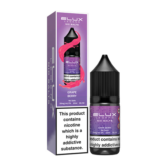 Elux Legend - Grape Berry 10ml E-liquid Salt Nic