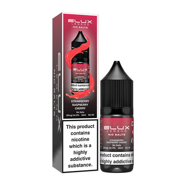 Elux Legend - Strawberry Raspberry Cherry 10ml E-liquid Salt Nic