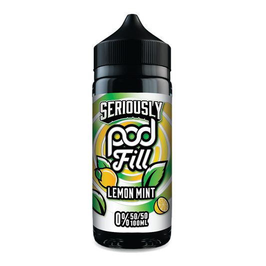 Seriously Doozy Pod Fill - Lemon Mint 120ml 50/50 Shortfill