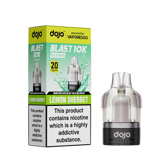Vaporesso DOJO Blast 10K - Pod & Refill 10ml - Lemon Sherbet - Ubervape